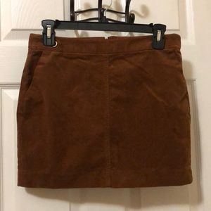 Banana Republic NWOT brown corduroy skirt size 4P